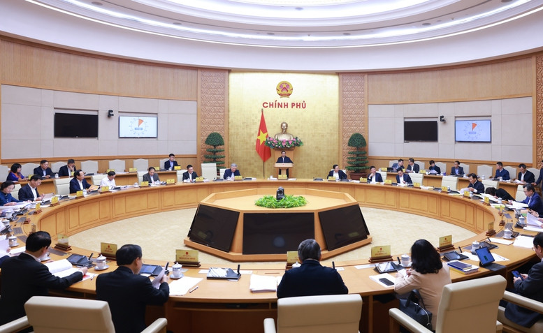 Chính phủ họp chuyên đề xây dựng pháp luật tháng 1/2025. Ảnh: Nhật Bắc Chính phủ họp chuyên đề xây dựng pháp luật tháng 1/2025. Ảnh: Nhật Bắc