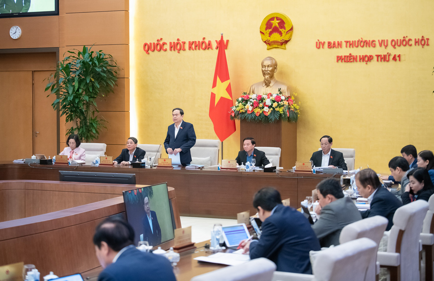 Phiên họp Ủy ban Thường vụ Quốc hội sẽ diễn ra trong 1,5 ngày. Ảnh: QH