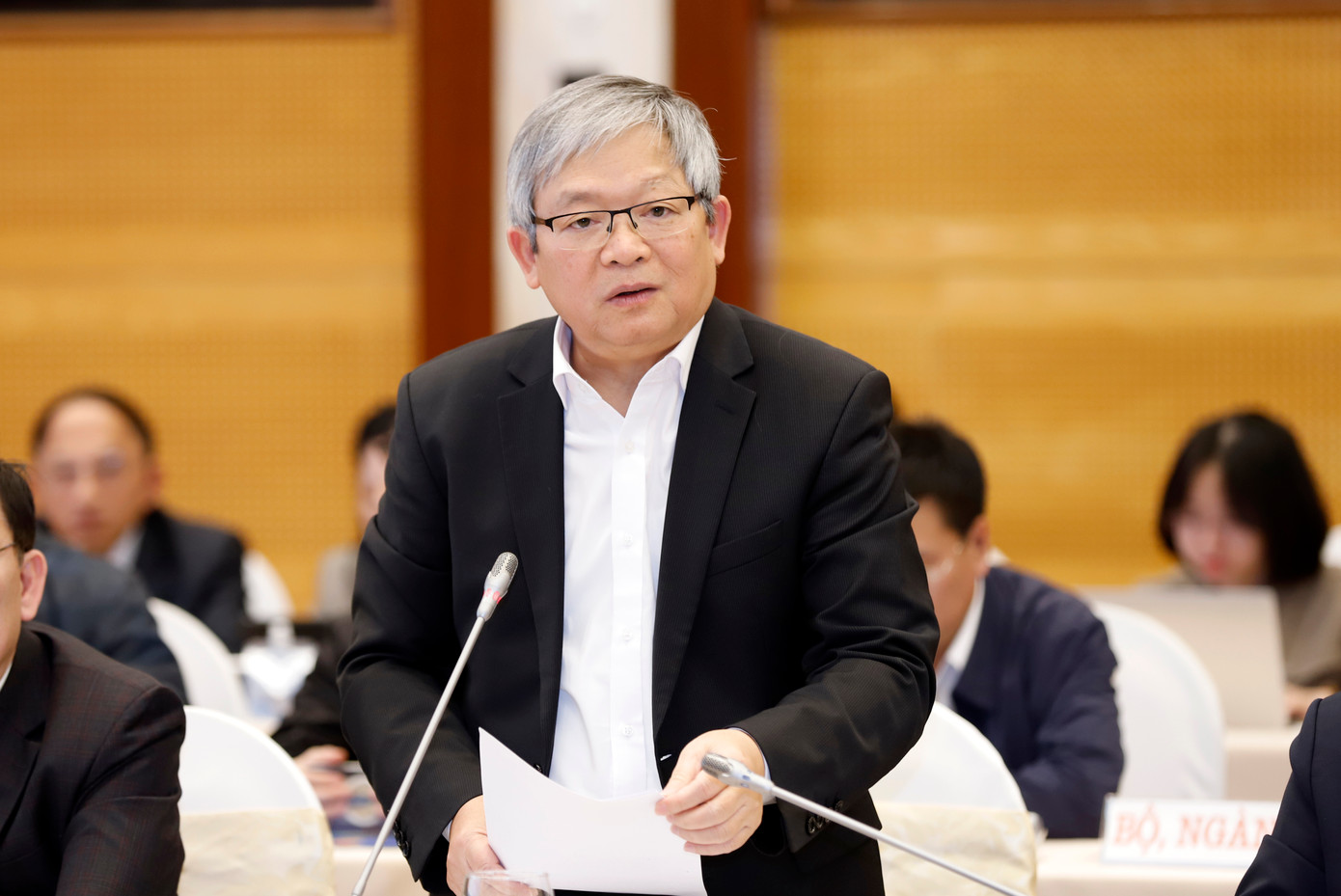 Thiếu tướng Hoàng Anh Tuyên - Người phát ngôn Bộ Công an trả lời tại họp báo. Ảnh: PV Thiếu tướng Hoàng Anh Tuyên - Người phát ngôn Bộ Công an trả lời tại họp báo. Ảnh: PV