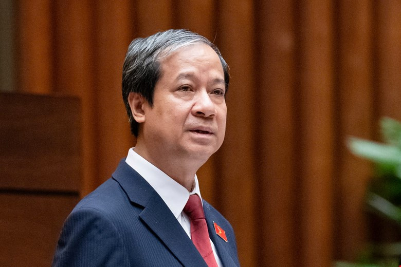 Bộ trưởng GD&amp;ĐT Nguyễn Kim Sơn. Ảnh: QH