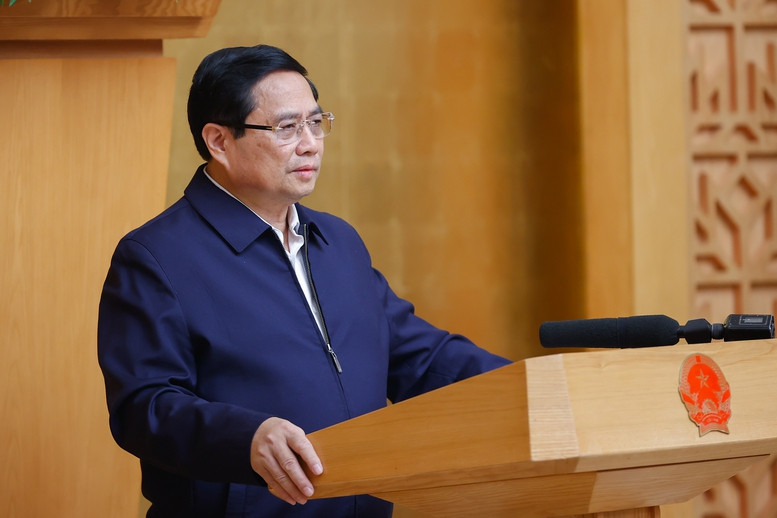 Thủ tướng Phạm Minh Chính phát biểu tại phiên họp. Ảnh: Nhật Bắc Thủ tướng Phạm Minh Chính phát biểu tại phiên họp. Ảnh: Nhật Bắc