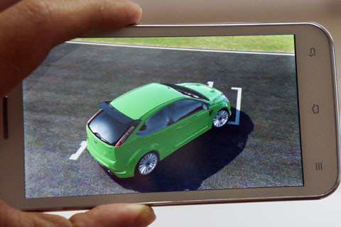 Chạy game HD khá tốt do sử dụng chip lõi tứ 1,2 GHz