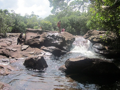 Dòng nước bắt nguồn từ khe núi mát lạnh 