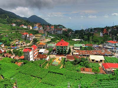 Một góc thị trấn Tam Đảo