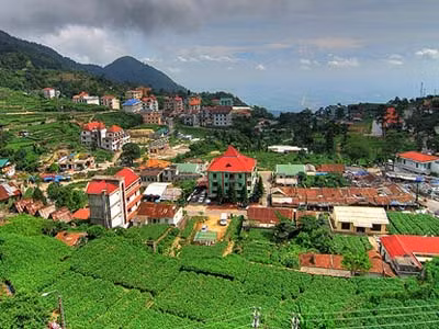 Một góc thị trấn Tam Đảo