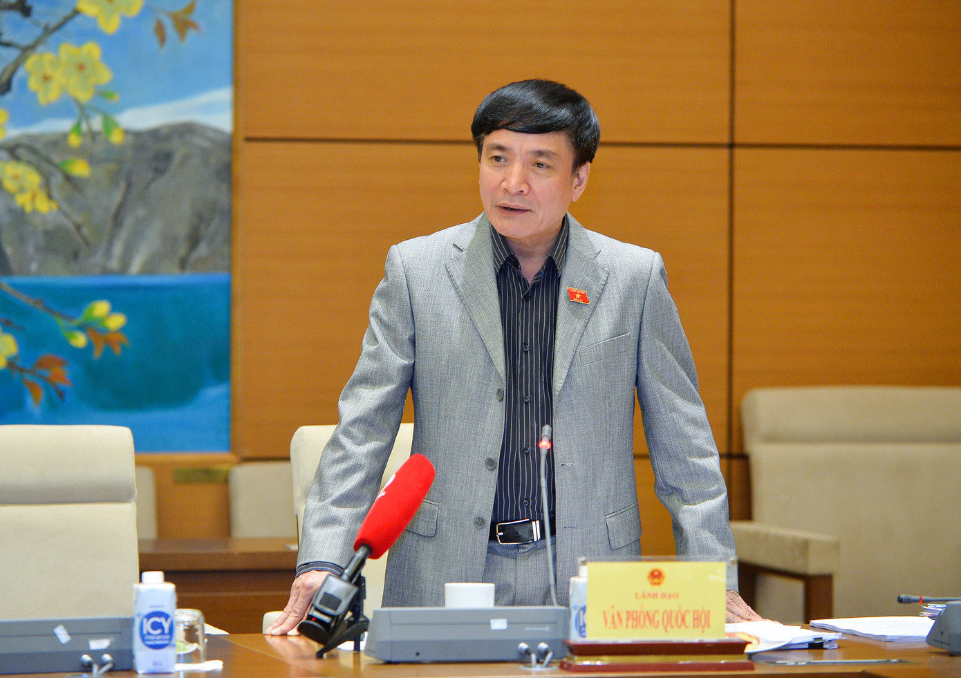 Tổng Thư ký Quốc hội, Chủ nhiệm Văn phòng Quốc hội Bùi Văn Cường. Ảnh QH