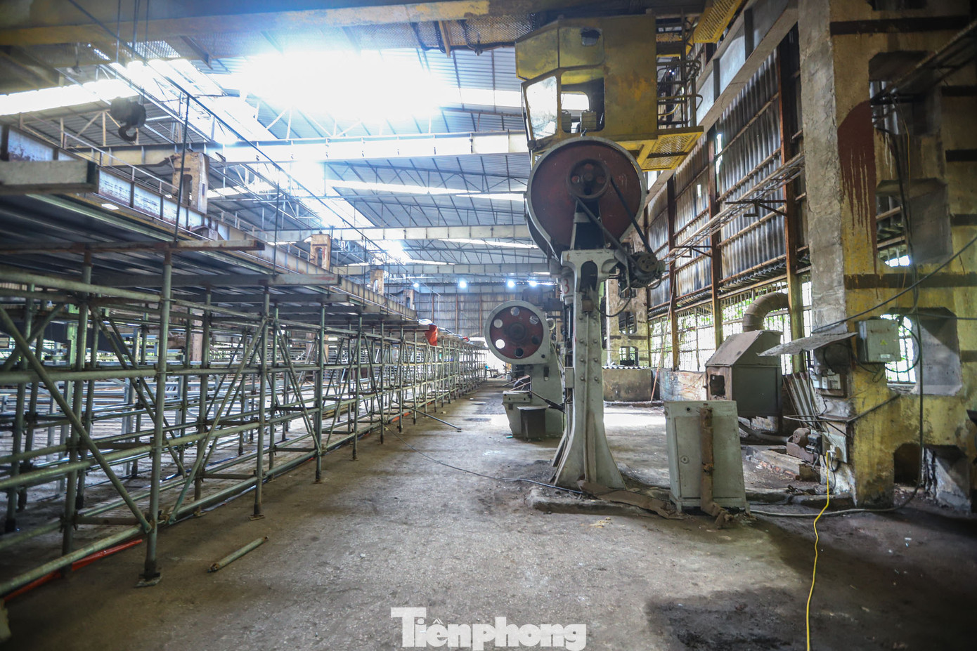 Nhiều máy đã hoen gỉ, xuống cấp.