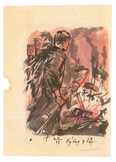 Bức họa được cho là do một tác giả khác vẽ. Bức họa được cho là do một tác giả khác vẽ