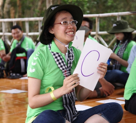 Mai Anh trong một hoạt động về môi trường.. Mai Anh trong một hoạt động về môi trường.