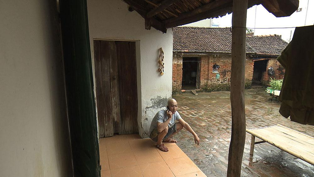 Ngôi nhà của một người dân ở xã Hiền Ninh trở thành bối cảnh của phim.