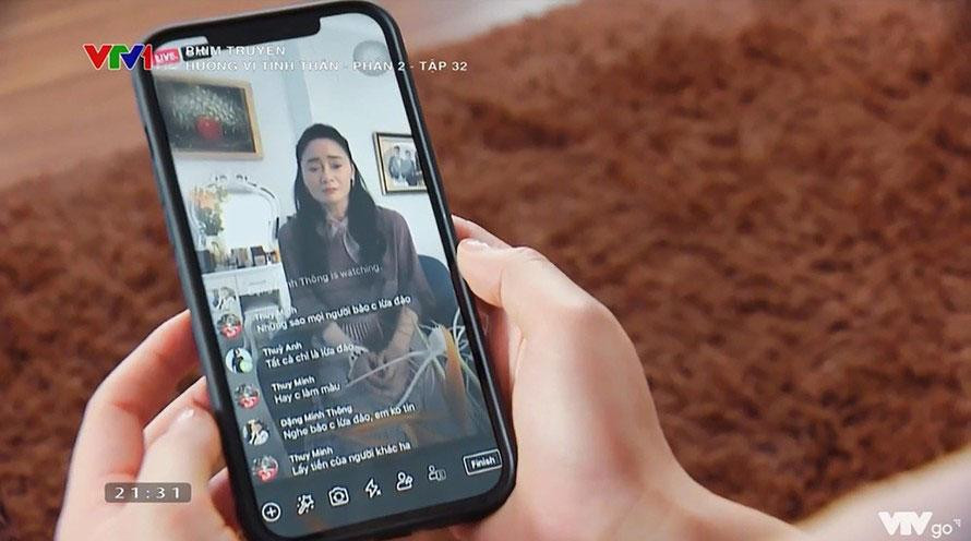 Êkip "Hương vị tình thân" nhanh nhạy khi đưa chi tiết sao kê lồng ghép khéo léo vào nội dung phim.