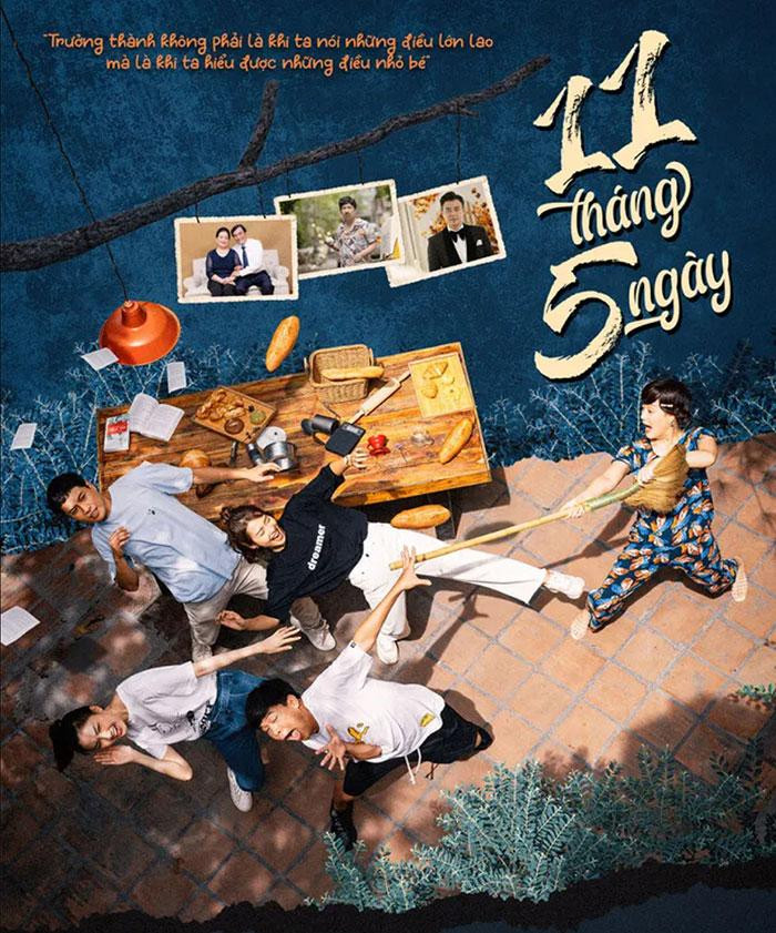 "11 tháng 5 ngày" mang đến tiếng cười sảng khoái cho khán giả trong mùa dịch.