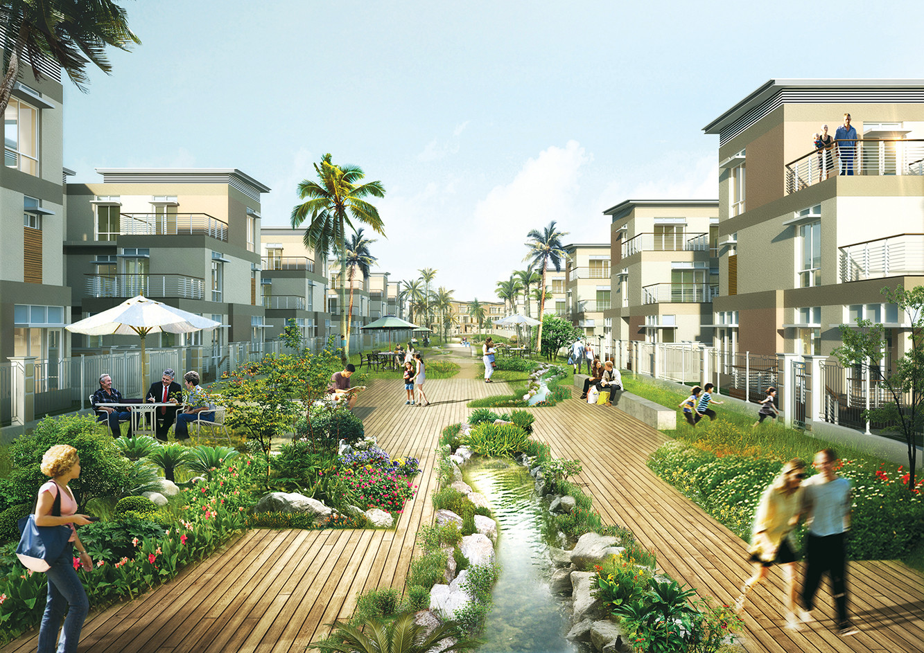 Phối cảnh khu biệt thự giai đoạn 2 - Splendora.