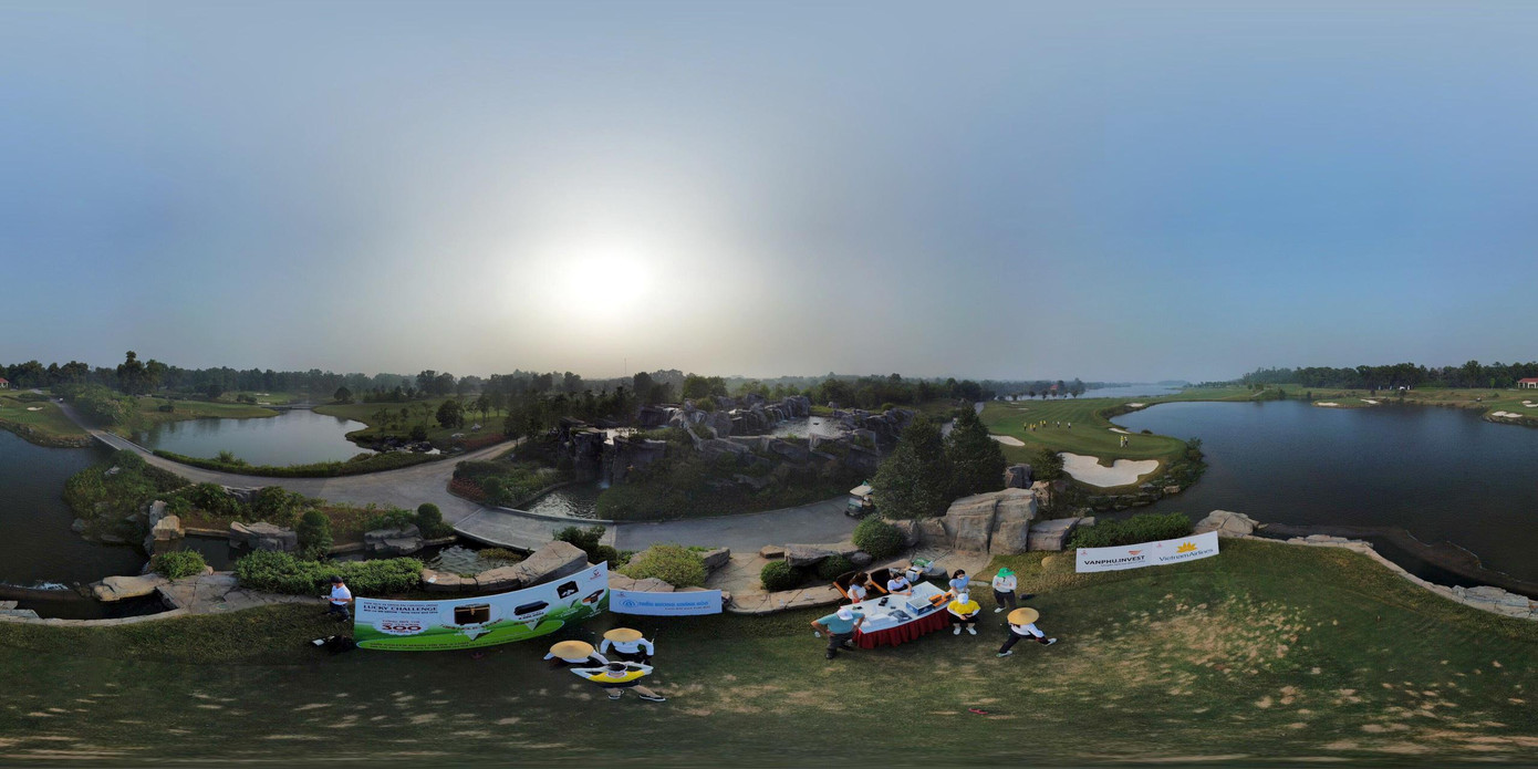 Tiền Phong Golf Championship 2021 trên sân Kings Course và Mountainview thuộc CLB golf BRG Kings Island Golf Resort (Đồng Mô, Sơn Tây, Hà Nội).