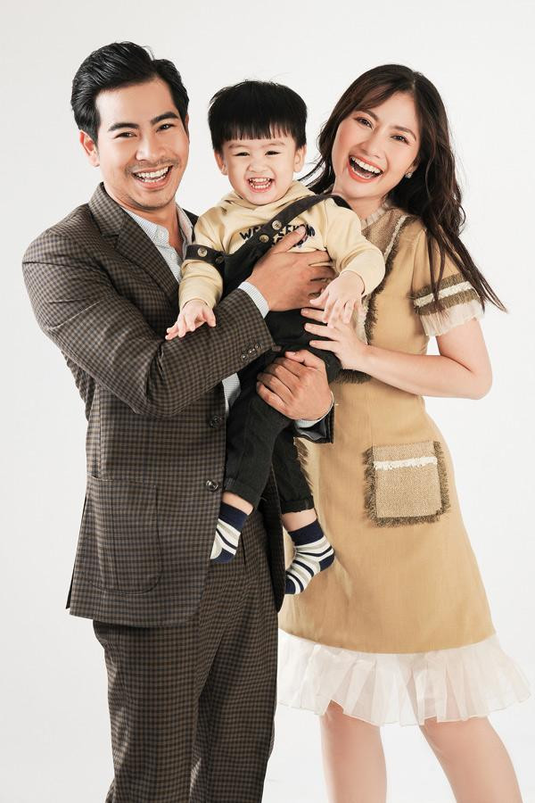 Gia đình nhỏ của Thanh Bình và Ngọc Lan trước khi ly hôn.