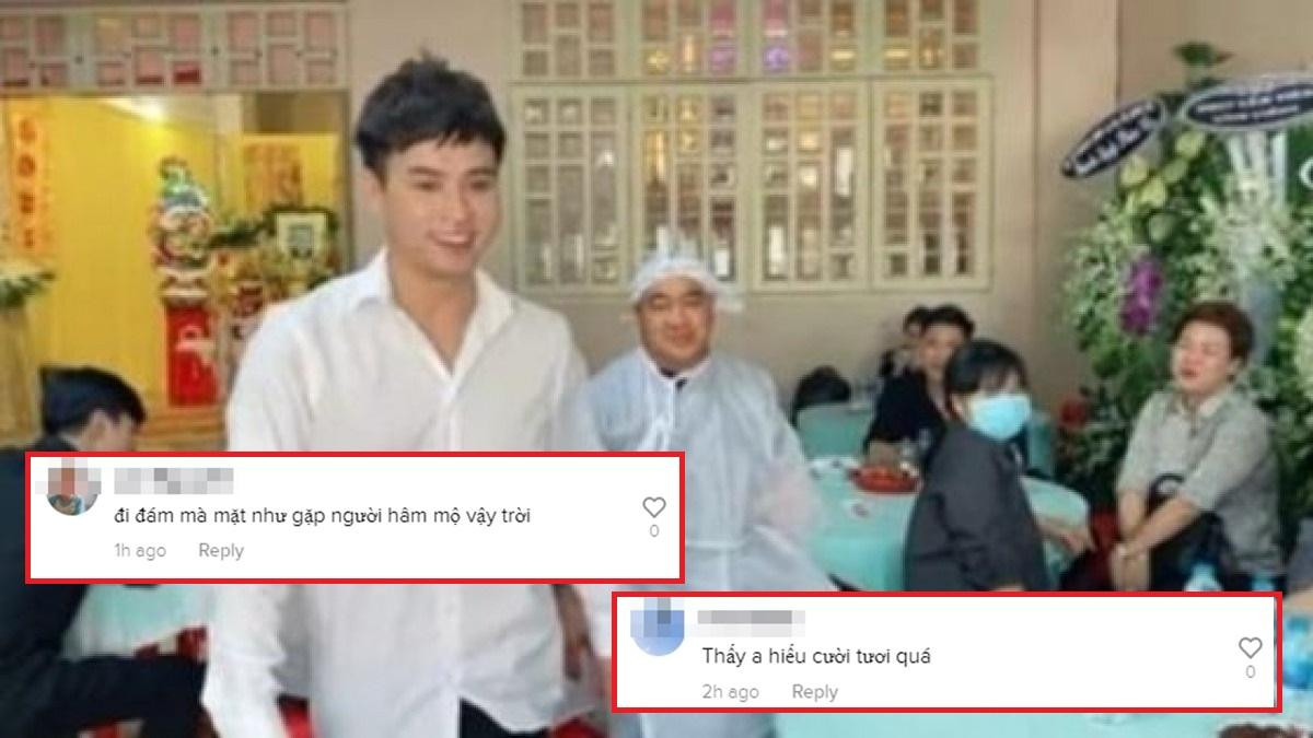 Biểu cảm tươi cười của Hồ Quang Hiếu nhận về nhiều ý kiến trái chiều. Biểu cảm tươi cười của Hồ Quang Hiếu nhận về nhiều ý kiến trái chiều.