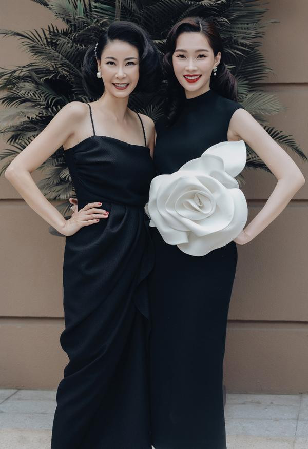 Hà Kiều Anh luôn thể hiện đẳng cấp "một chín một mười" của mình khi chung khung hình với dàn Hoa hậu.