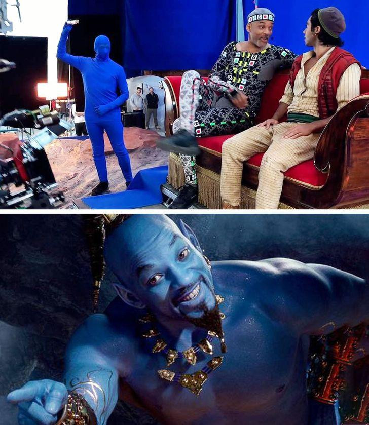 Để trở thành thần đèn trong bộ phim “Aladdin” (2019), Will Smith đã được trang bị một bộ trang phục đặc biệt khiến ai cũng phải bật cười.
