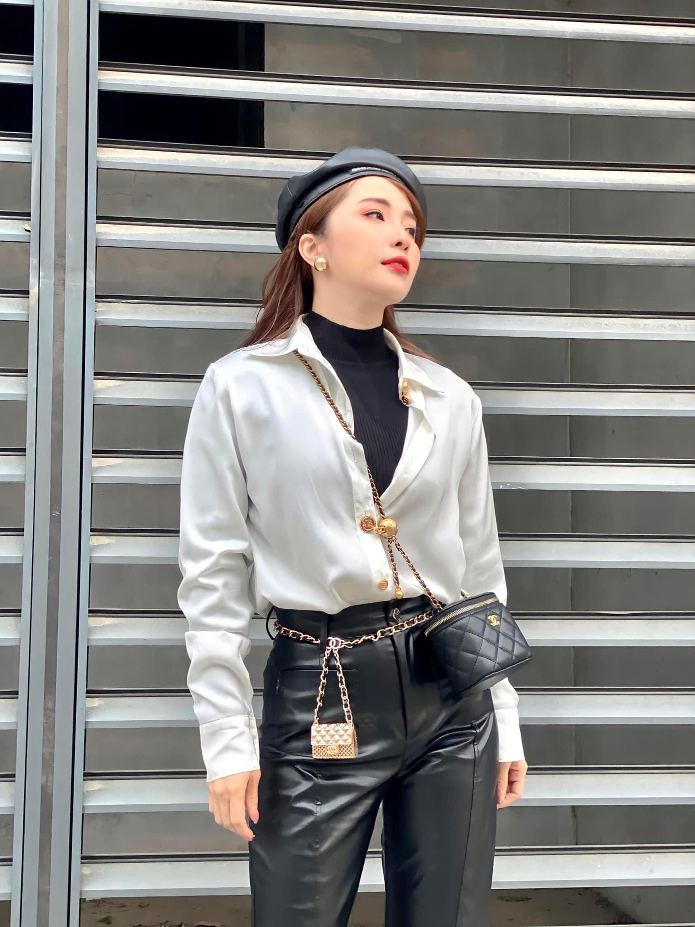 Quỳnh Nga với tạo hình cá tính trong phim mới.