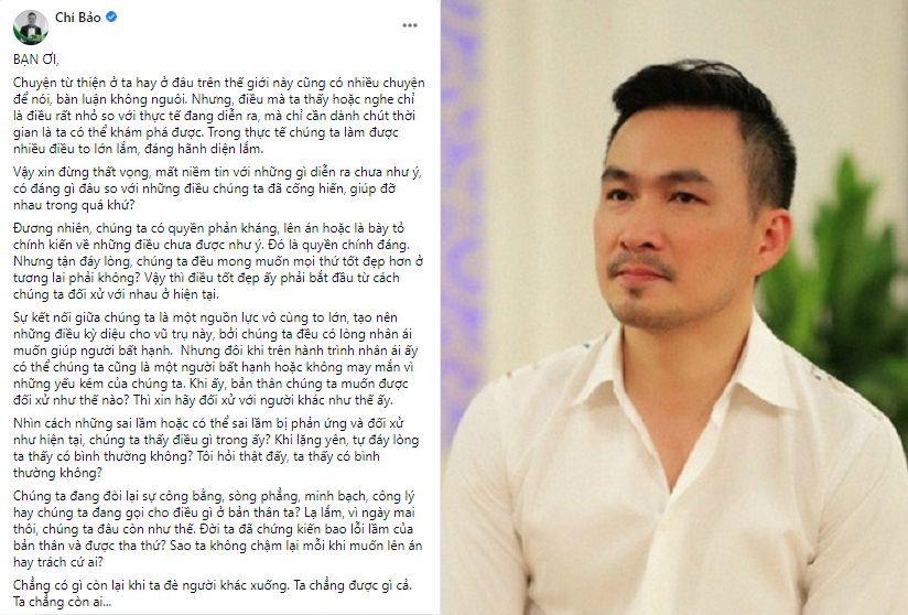 Bài viết chứa nhiều hàm ý của Chi Bảo.