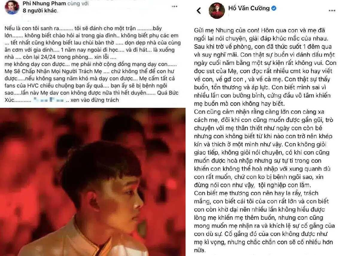 Phi Nhung bức xúc, trách con trai mắc "bệnh ngôi sao". Phi Nhung bức xúc, trách con trai mắc "bệnh ngôi sao".