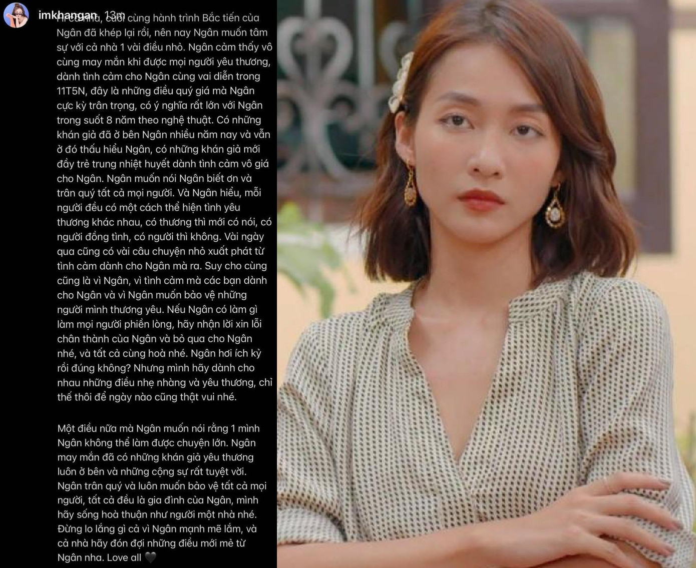 Khả Ngân bất ngờ lên tiếng xin lỗi người hâm mộ. Khả Ngân bất ngờ lên tiếng xin lỗi người hâm mộ.