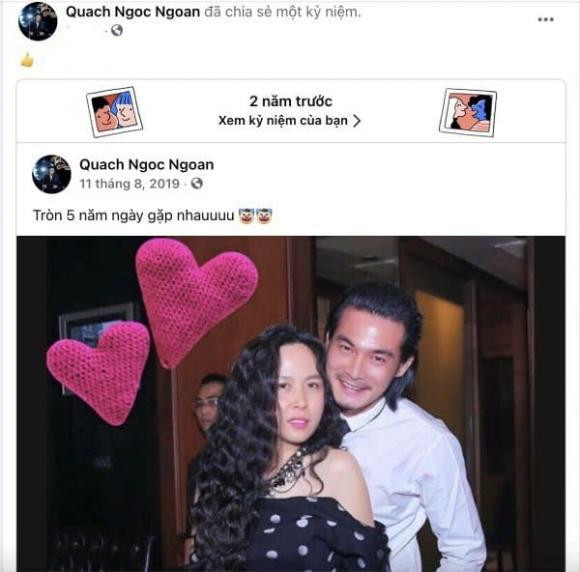 Quách Ngọc Ngoan chia sẻ lại khoảnh khắc tình tứ của mình và Phượng Chanel. Quách Ngọc Ngoan chia sẻ lại khoảnh khắc tình tứ của mình và Phượng Chanel.