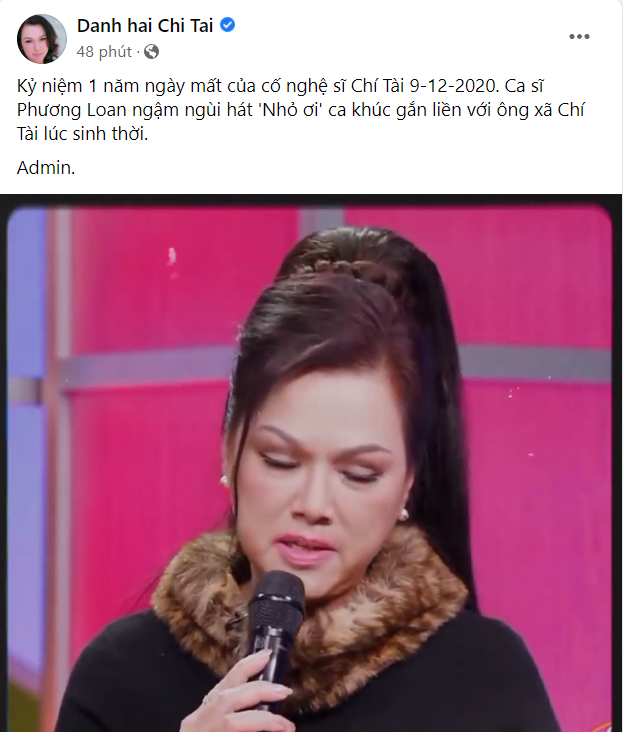 Ca sĩ Phương Loan nghẹn ngào hát bài "Nhỏ ơi" để tưởng nhớ chồng. Ca sĩ Phương Loan nghẹn ngào hát bài "Nhỏ ơi" để tưởng nhớ chồng.