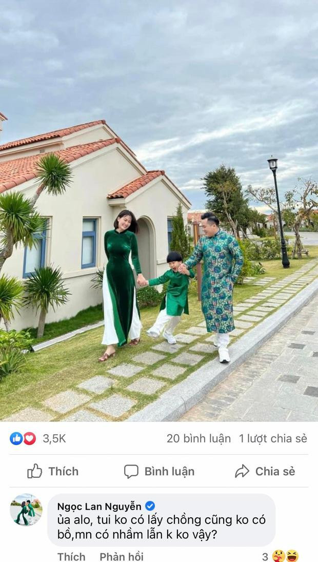 Ngọc Lan giải thích về bộ ảnh đầu năm cùng con trai và một chàng trai lạ mặt.