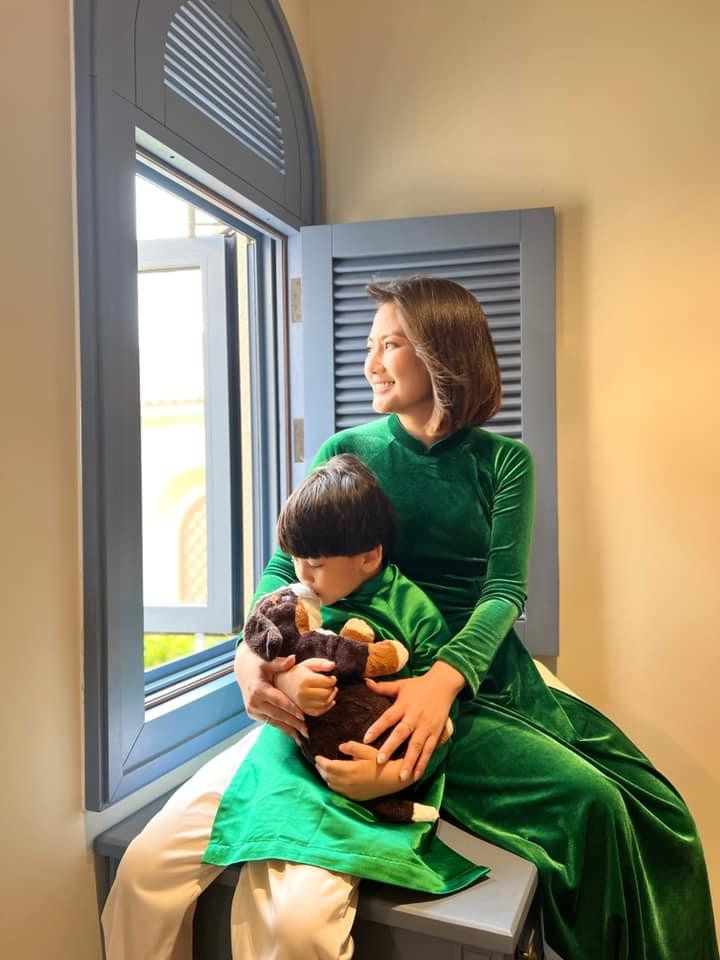 Sau khi ly hôn, nữ diễn viên dành phần lớn thời gian để chăm sóc con trai.