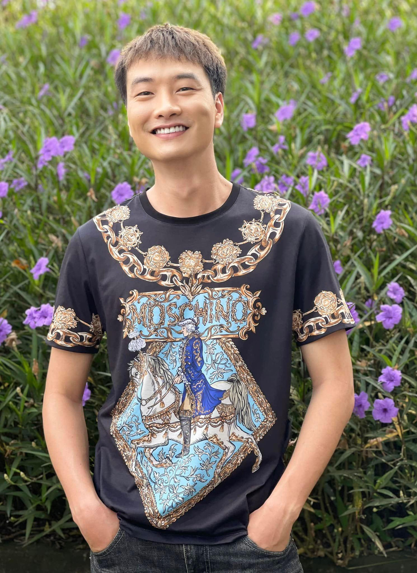 Trọng Lân trong vai nam chính.