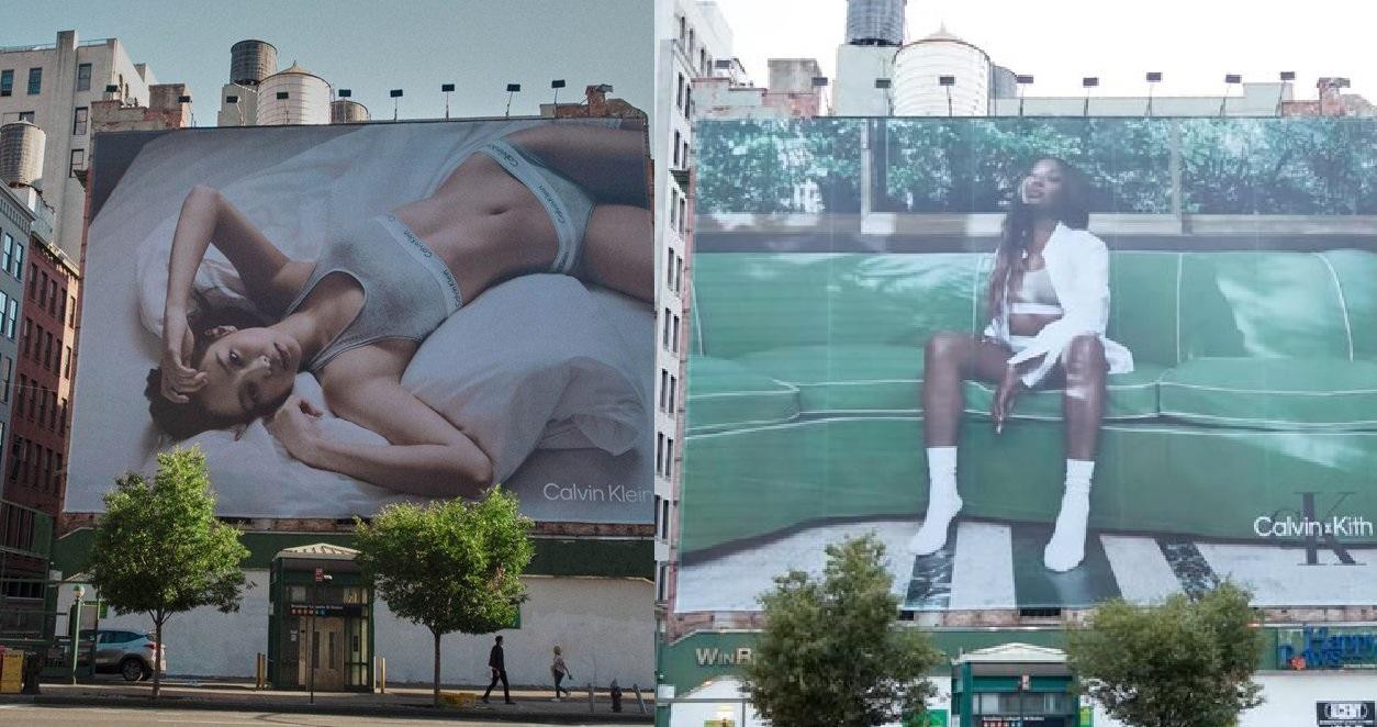 Áp phích quảng cáo của Jennie được gỡ và thay bằng ảnh Naomi Campbell.