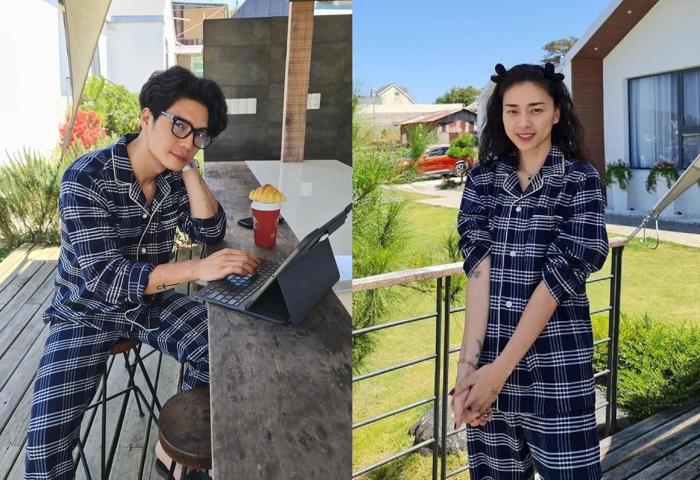 Trước đó, cả hai đều đã từng khoe ảnh đi chơi ở Đà Lạt nhưng không hề nhắc đến nửa kia.