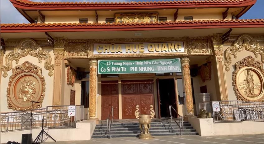 Chùa Huệ Quang nơi diễn ra tang lễ của cố ca sĩ Phi Nhung. Chùa Huệ Quang nơi diễn ra tang lễ của cố ca sĩ Phi Nhung.