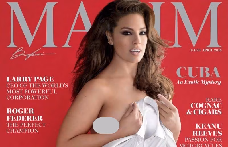 Đường cong bốc lửa của cô béo quyến rũ Ashley Graham ảnh 9