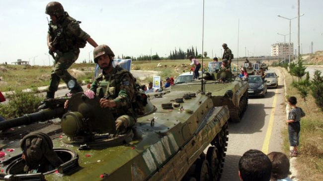 Bộ đội thiết giáp Syria. Bộ đội thiết giáp Syria