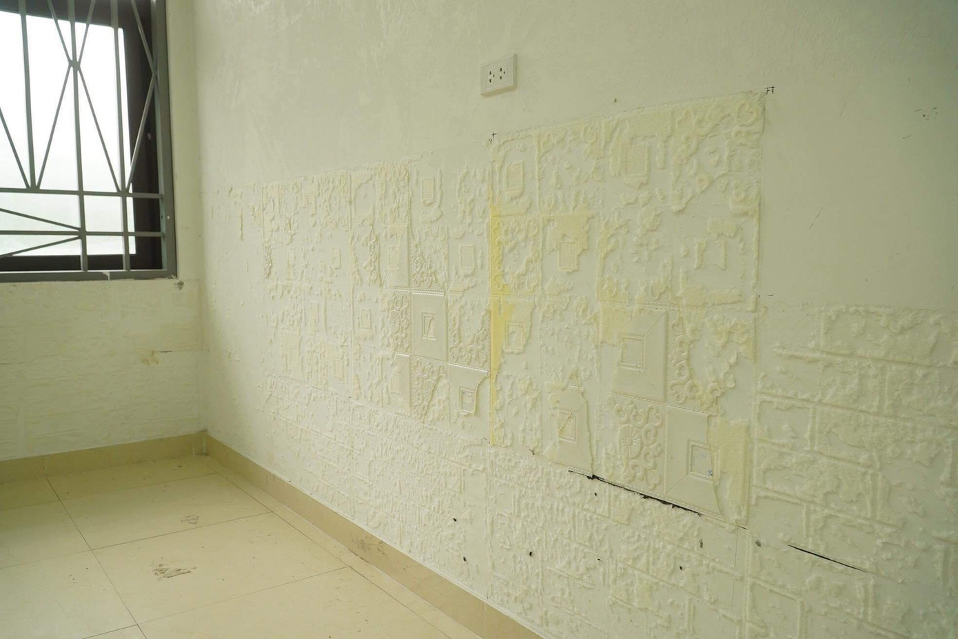 Căn phòng nơi Quý sử dụng ma túy.