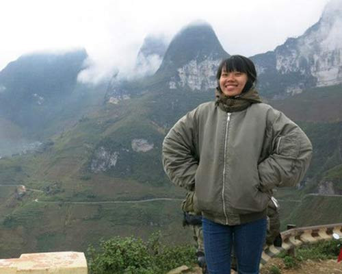 ... hay lên rừng, Thu đều đi bằng chiếc Minsk 