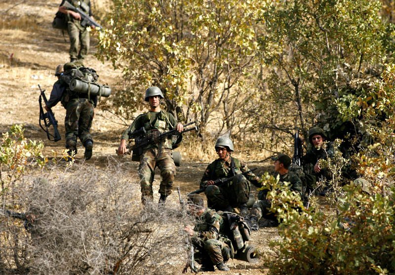 Các cuộc đụng đột giữa PKK với quân đội Thổ Nhĩ Kỳ xảy ra nhiều hơn. Ảnh: Airforce Times.