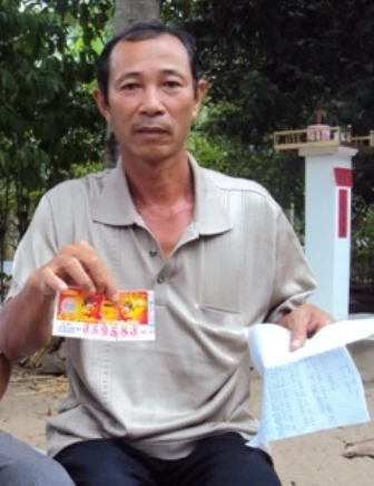 Ông Dương Văn Tùng quá vui mừng trước quyết định của Bộ Tài chính