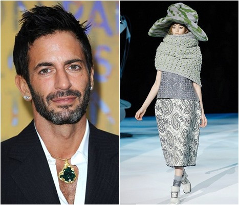 Marc Jacobs và người mẫu 14 tuổi Ondria Hardin