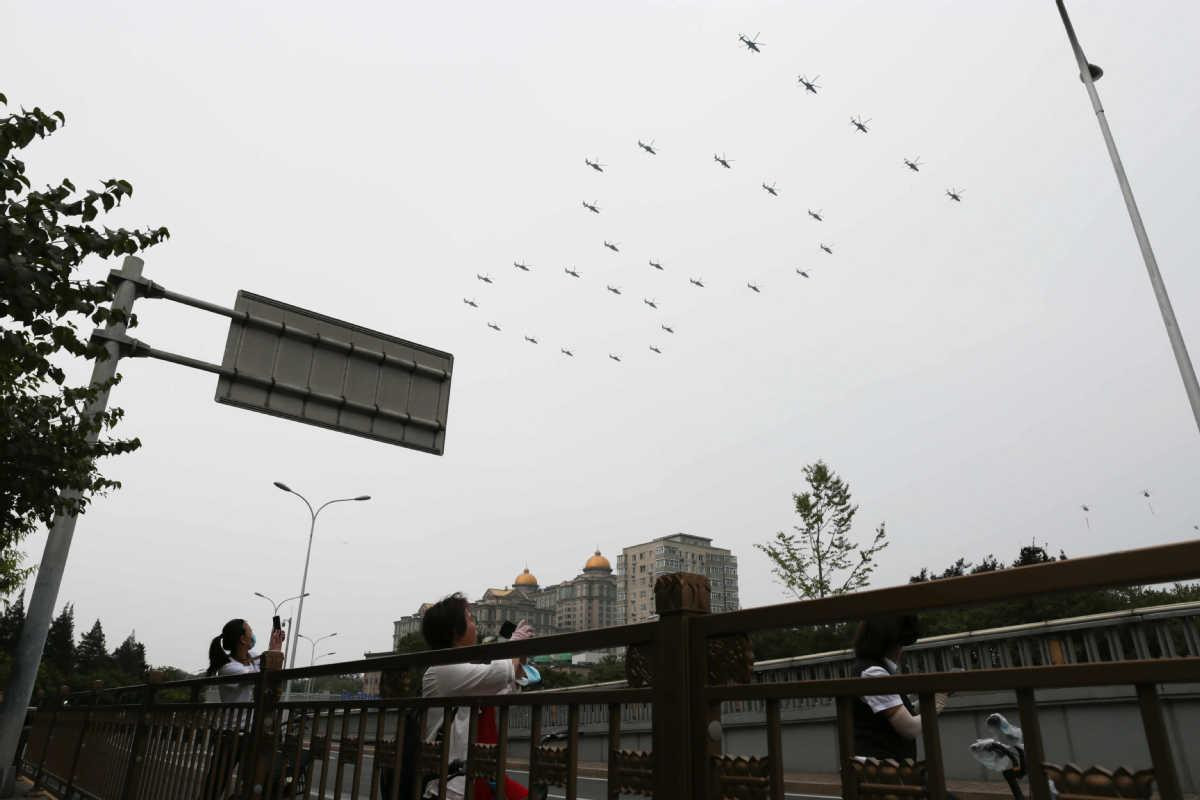 Những chiếc máy bay này trước đó từng tham gia lễ duyệt binh mừng Quốc khánh năm 2019 tại thủ đô Bắc Kinh.