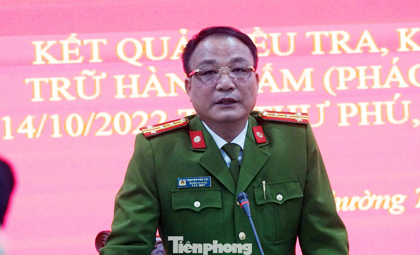 Đại tá Nguyễn Tiến Tần - Trưởng Công an huyện Thường Tín.