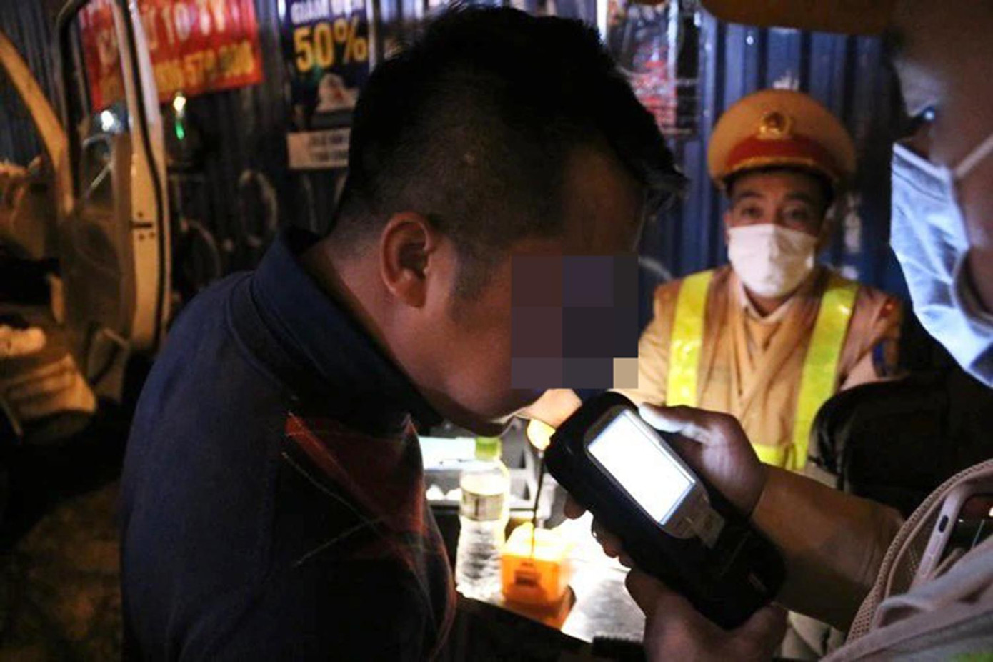 Tài xế H. vi phạm nồng độ cồn ở mức rất cao. Tài xế H. vi phạm nồng độ cồn ở mức rất cao.