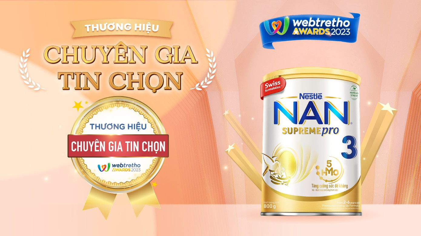 NAN SUPREME PRO 3 đạt giải thương hiệu “Chuyên gia tin chọn”