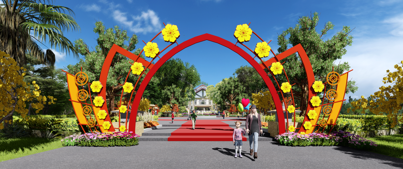 Ngoài ra, Sao Mai còn tài trợ trang trí đường hoa xuân ở 1 số tỉnh thành: An Giang, Đồng Tháp, Thanh Hóa.