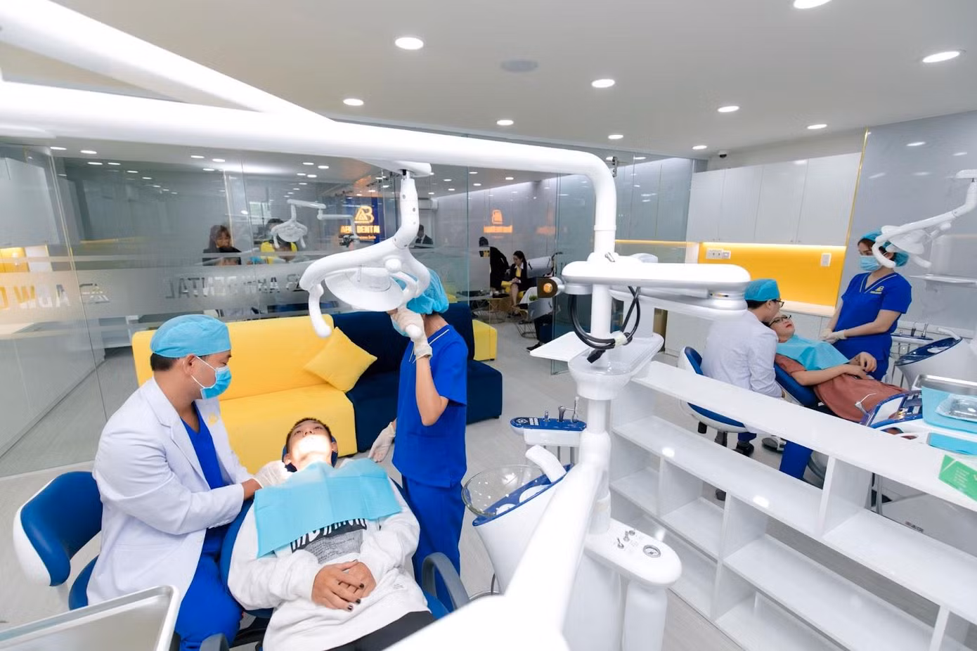 Không gian phòng khám tiện nghi, hiện đại tại Thế Giới Nha Khoa AB