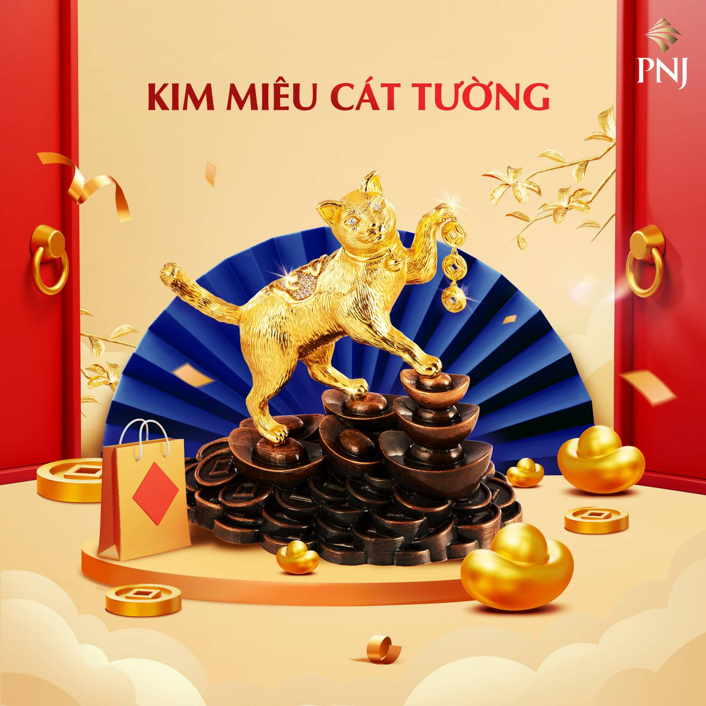 BST tượng Kim Miêu của PNJ mang ý nghĩa mang lại may mắn và tài lộc cho người sở hữu.