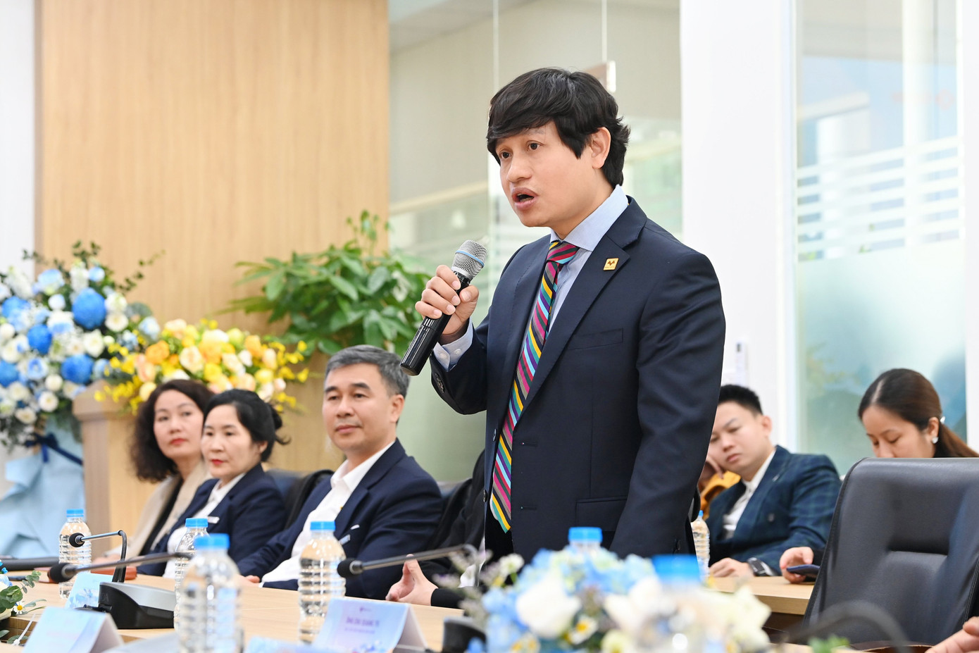 Ông Hoàng Mai Chung – Chủ tịch HĐQT Công ty Cổ phần Tập đoàn Meey Land phát biểu tại sự kiện