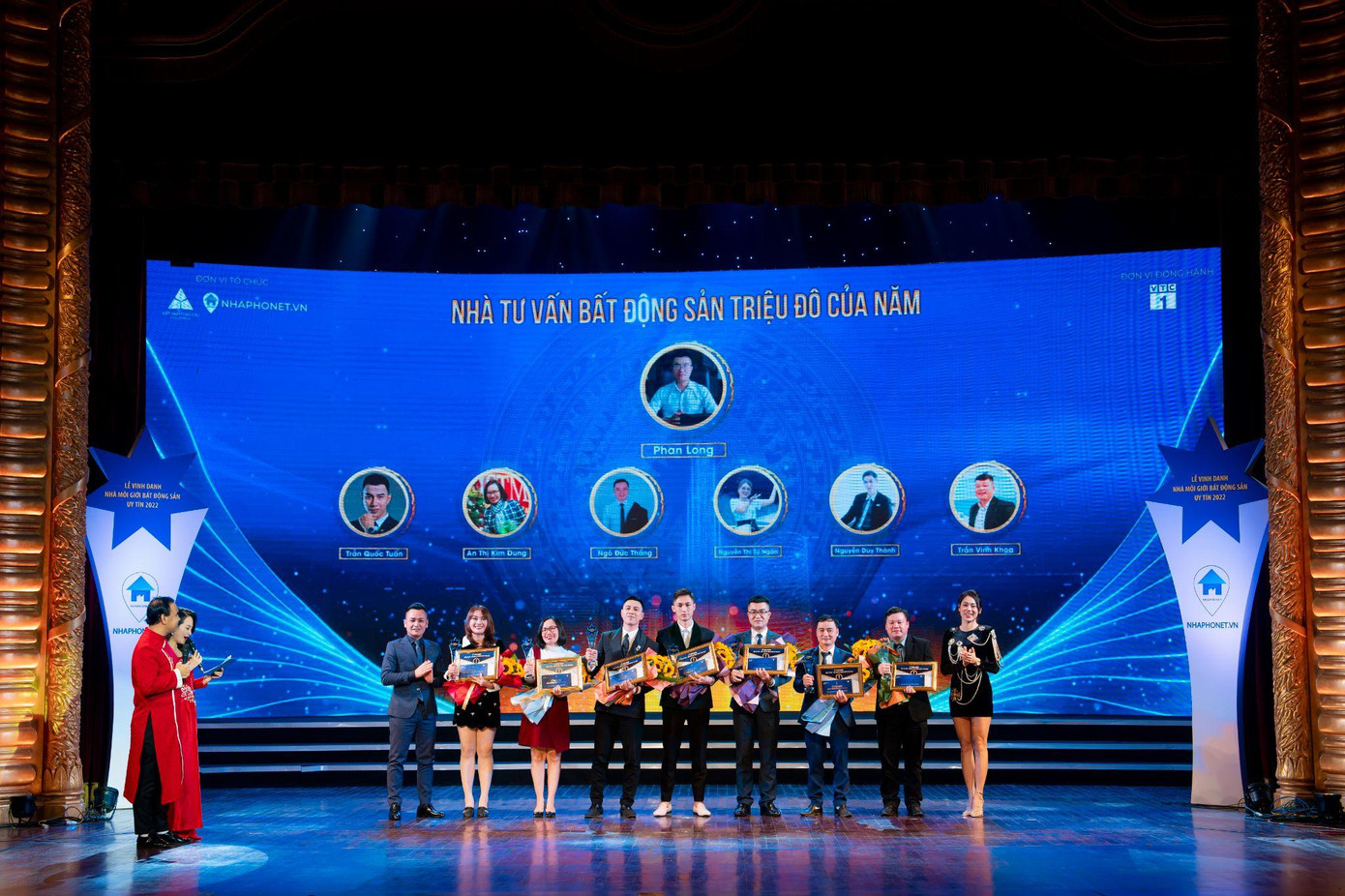 Giải thưởng “Nhà môi giới Bất động sản triệu đô của năm” vinh danh 7 cá nhân đã có thành tích xuất sắc, thanh khoản cho thị trường một số tiền lớn trong năm qua